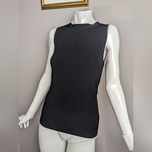 Zara black tank top, open back Zara Knit size M